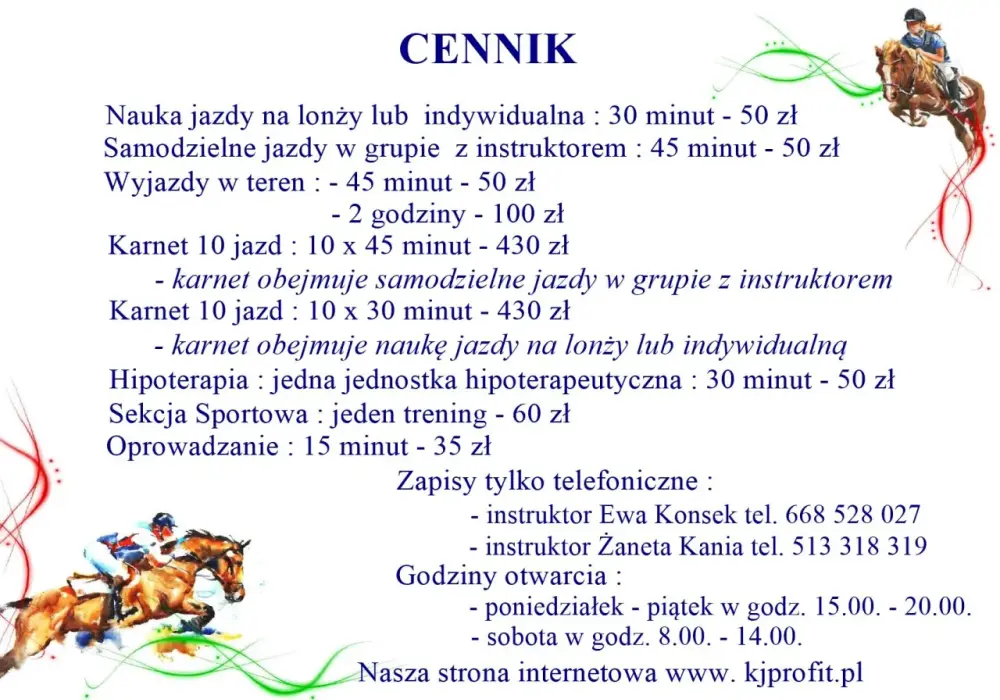 KJ Amigo Będzin: Twoja Przygoda z Końmi? Oferta, Cennik, Kontakt