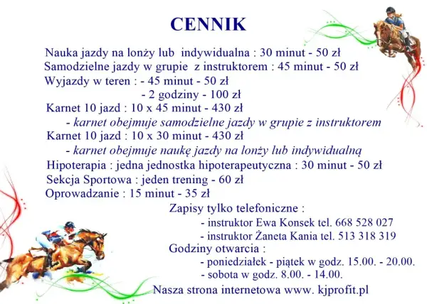 KJ Amigo Będzin: Twoja Przygoda z Końmi? Oferta, Cennik, Kontakt